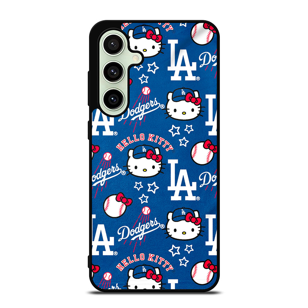 LA DODGERS HELLO KITTY PATTERN Samsung Galaxy S24 FE Case Cover