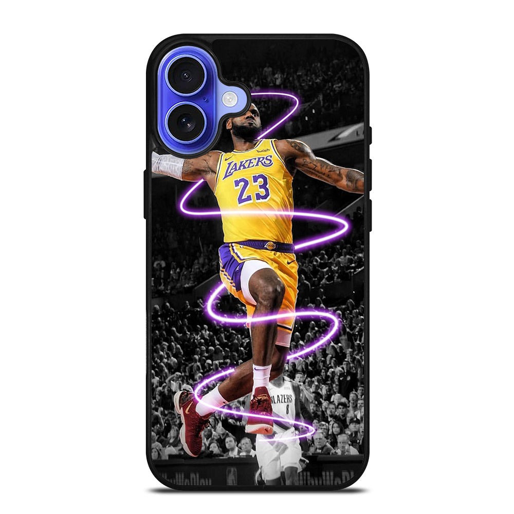 LEBRON JAMES 23 LAKERS iPhone 16 Case Cover