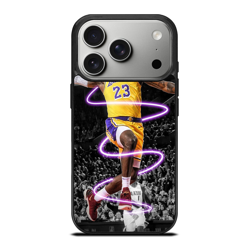 LEBRON JAMES 23 LAKERS iPhone 17 Pro Case Cover