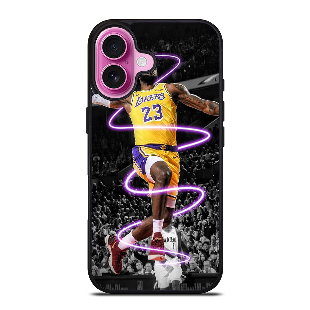 LEBRON JAMES 23 LAKERS iPhone 16 Plus Case Cover
