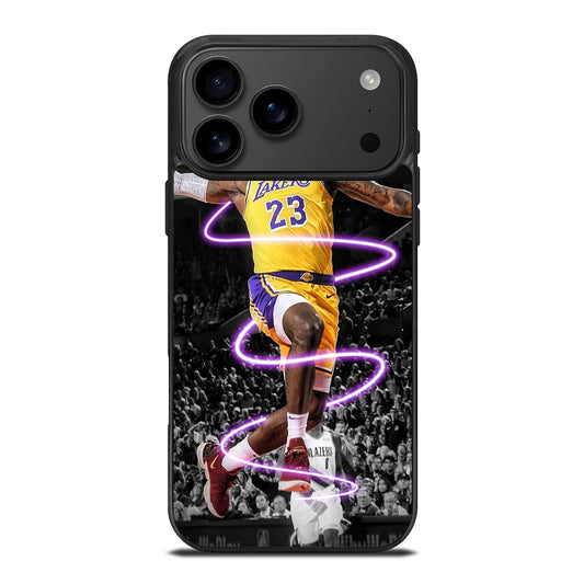 LEBRON JAMES 23 LAKERS iPhone 17 Pro Max Case Cover
