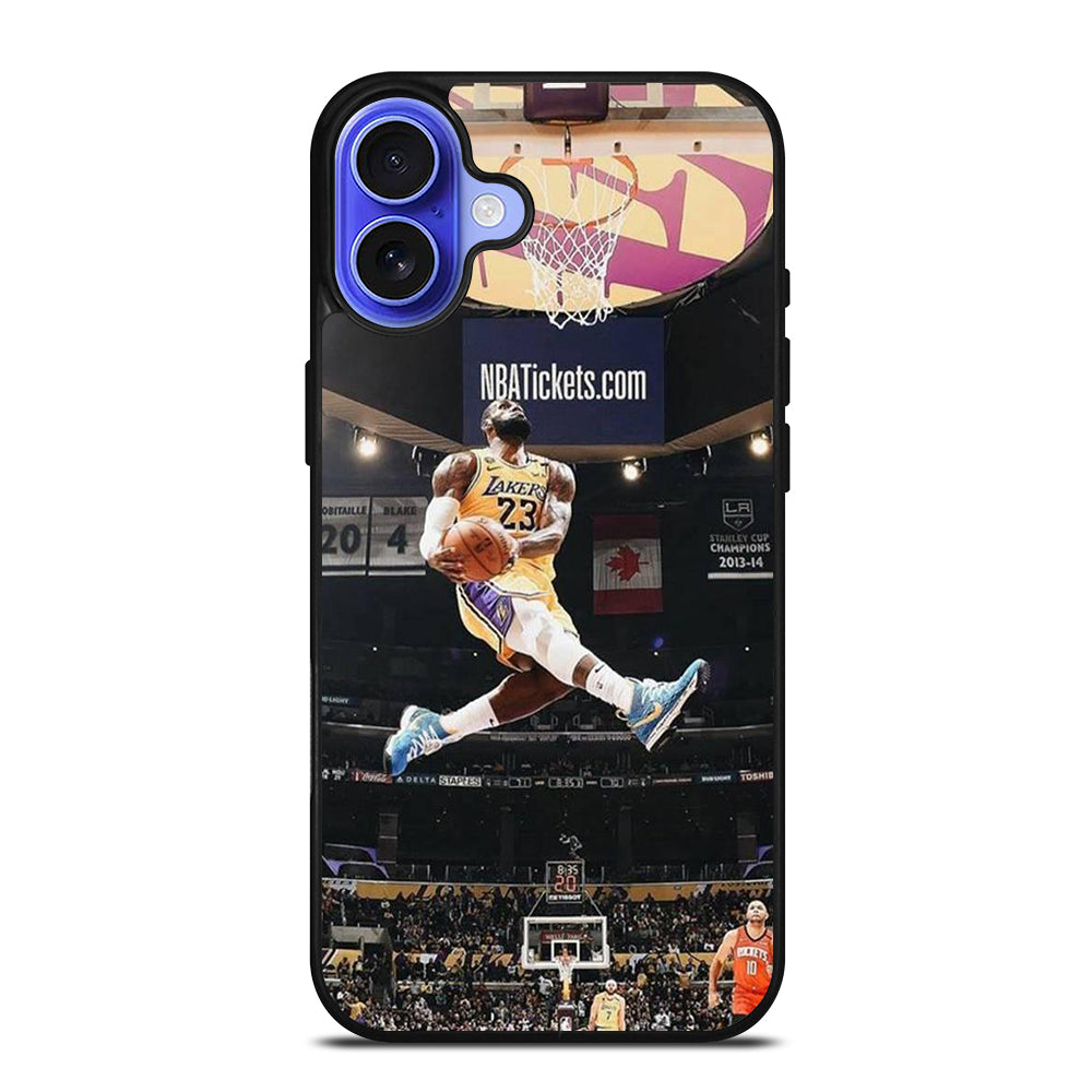 LEBRON JAMES DUNK iPhone 16 Case Cover