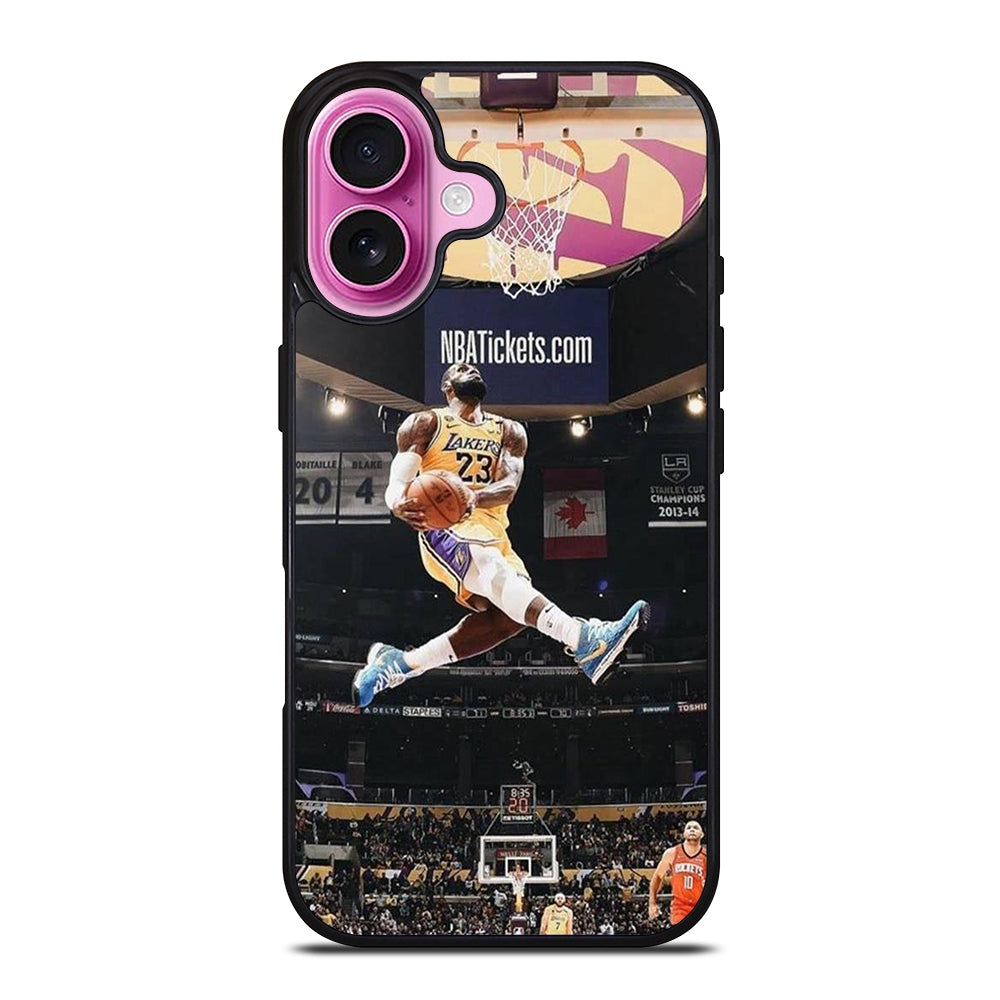 LEBRON JAMES DUNK iPhone 16 Plus Case Cover
