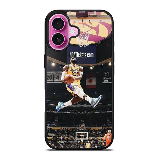 LEBRON JAMES DUNK iPhone 16 Plus Case Cover