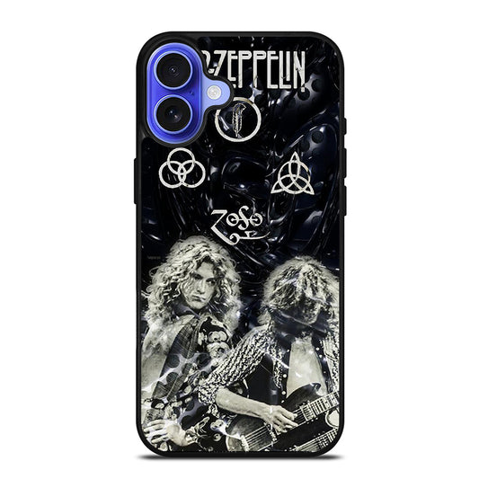 LED ZEPPELIN ROCK BAND iPhone 16 Case Cover