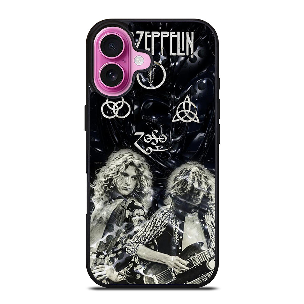 LED ZEPPELIN ROCK BAND iPhone 16 Plus Case Cover
