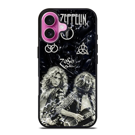 LED ZEPPELIN ROCK BAND iPhone 16 Plus Case Cover