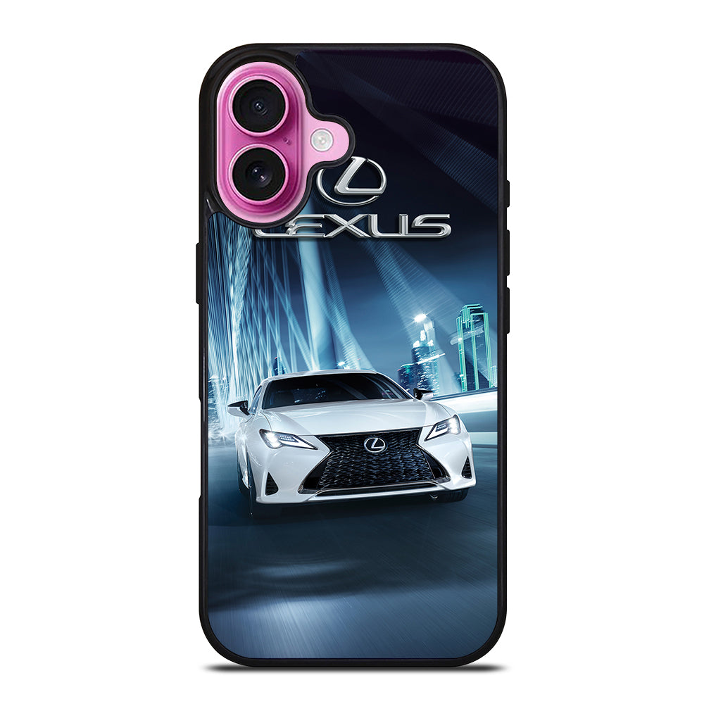 LEXUS WHITE CAR iPhone 16 Plus Case Cover