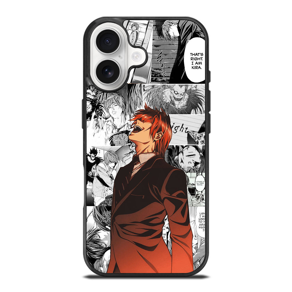 LIGHT YAGAMI DEATH NOTE COMIC iPhone 17 Case Cover