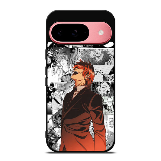 LIGHT YAGAMI DEATH NOTE COMIC Google Pixel 9 Case Cover