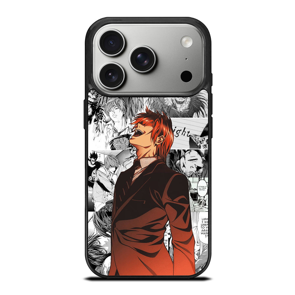 LIGHT YAGAMI DEATH NOTE COMIC iPhone 17 Pro Case Cover