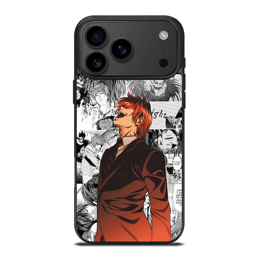 LIGHT YAGAMI DEATH NOTE COMIC iPhone 17 Pro Max Case Cover