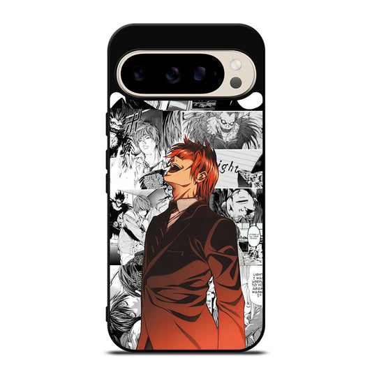 LIGHT YAGAMI DEATH NOTE COMIC Google Pixel 9 Pro Case Cover