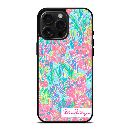 LILLY PULITZER PALM BEACH CORAL iPhone 16 Pro Max Case Cover