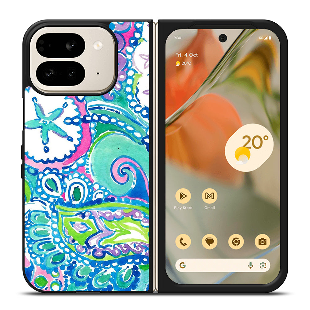 LILLY PULITZER PATTERN Google Pixel 9 Pro Fold Case Cover