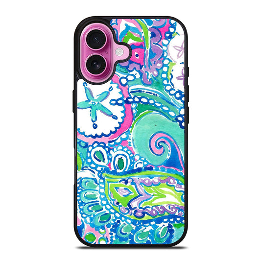 LILLY PULITZER PATTERN iPhone 16 Plus Case Cover
