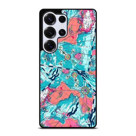 LILLY PULITZER WORLD MAPS Samsung Galaxy S25 Ultra Case Cover