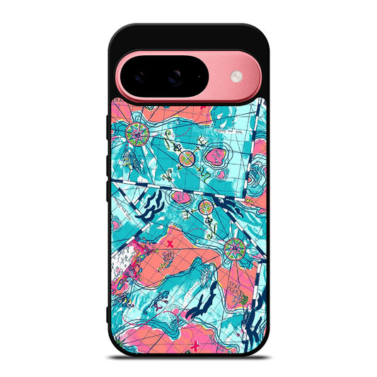 LILLY PULITZER WORLD MAPS Google Pixel 9 Case Cover