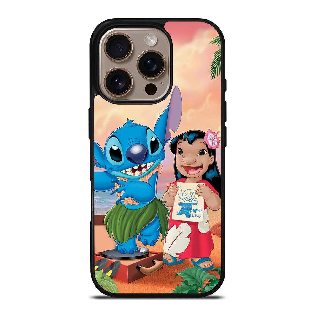 LILO AND STITCH CARTOON iPhone 16 Pro Case Cover