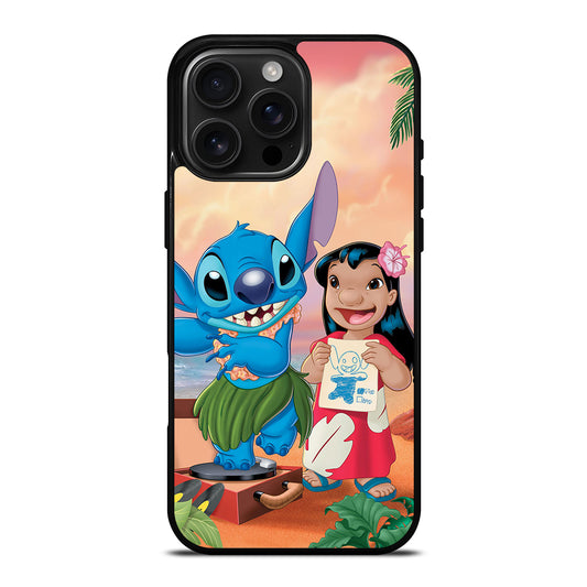 LILO AND STITCH CARTOON iPhone 16 Pro Max Case Cover