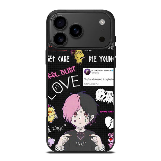 LIL PEEP RAPPER CARTOON iPhone 17 Pro Max Case Cover