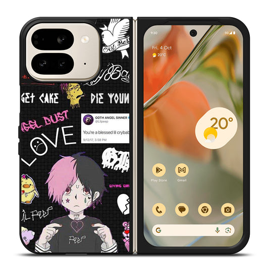 LIL PEEP RAPPER CARTOON Google Pixel 9 Pro Fold Case Cover