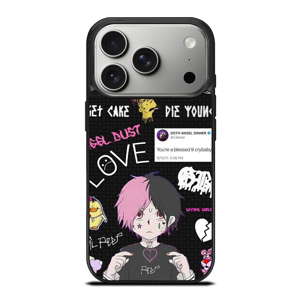 LIL PEEP RAPPER CARTOON iPhone 17 Pro Case Cover