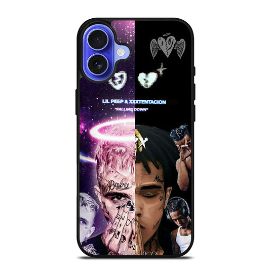 LIL PEEP X JUICE WRLD XXTENTACION RAPPER iPhone 16 Case Cover