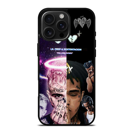 LIL PEEP X JUICE WRLD XXTENTACION RAPPER iPhone 16 Pro Max Case Cover