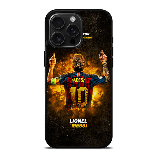 LIONEL MESSI 10 FCB 1 iPhone 16 Pro Max Case Cover