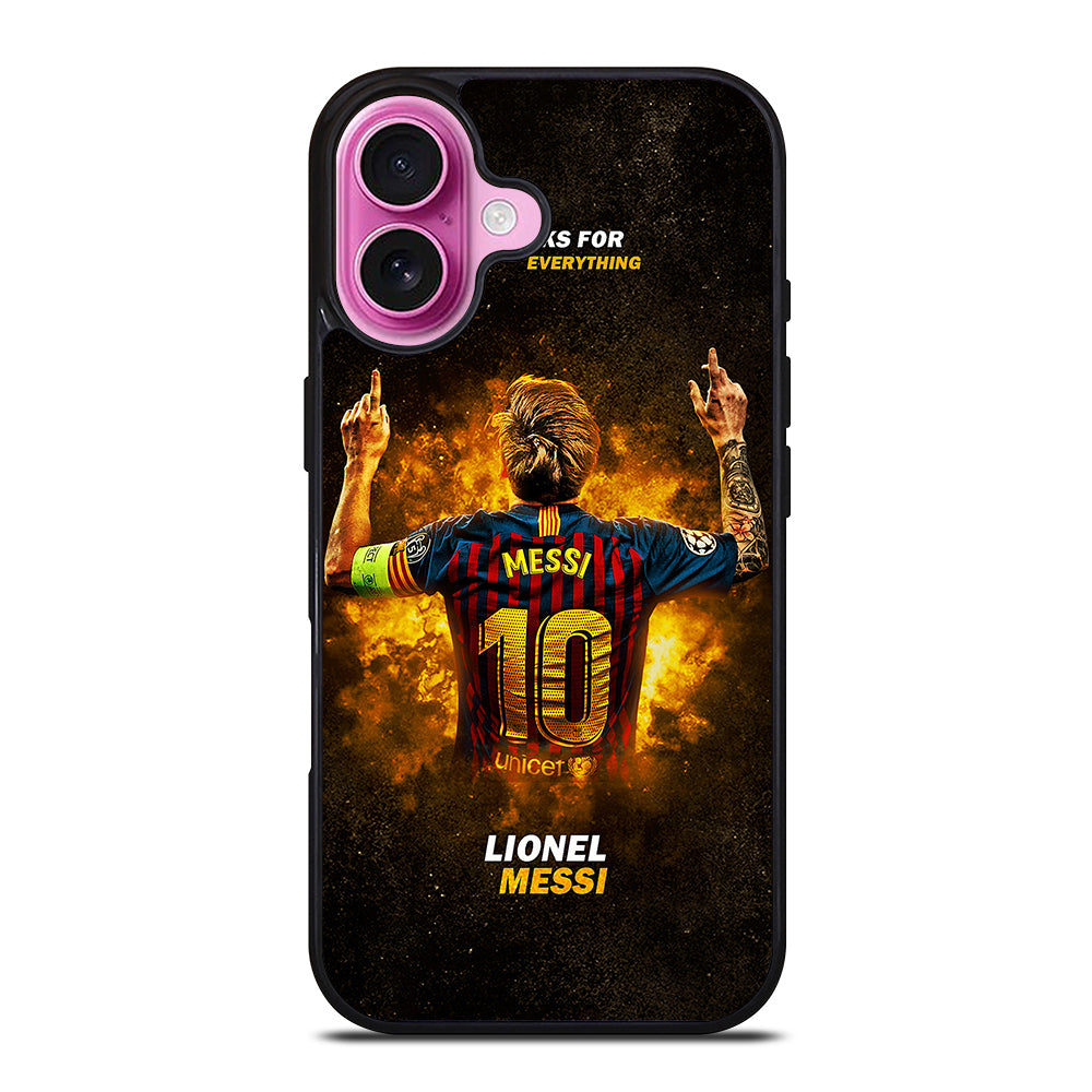 LIONEL MESSI 10 FCB 1 iPhone 16 Plus Case Cover