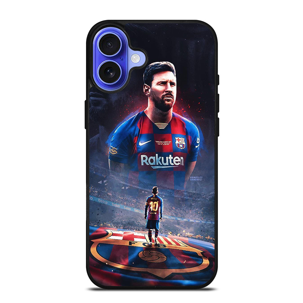 LIONEL MESSI 10 FCB 3 iPhone 16 Case Cover