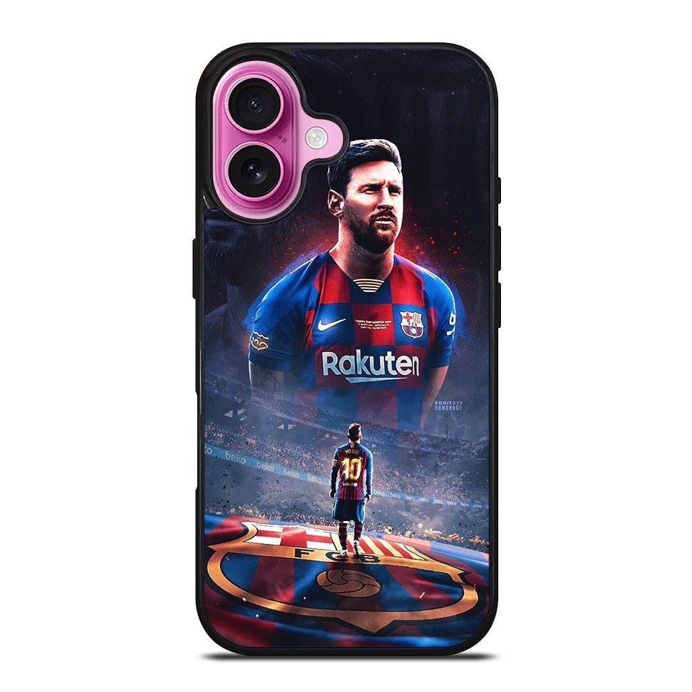 LIONEL MESSI 10 FCB 3 iPhone 16 Plus Case Cover