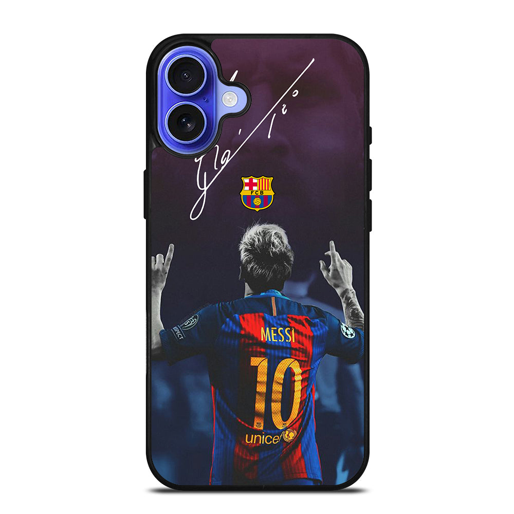 LIONEL MESSI 10 FCB 4 iPhone 16 Case Cover