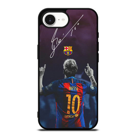 LIONEL MESSI 10 FCB 4 iPhone 16e Case Cover