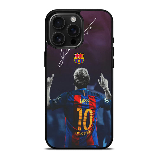 LIONEL MESSI 10 FCB 4 iPhone 16 Pro Max Case Cover