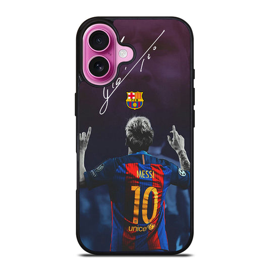 LIONEL MESSI 10 FCB 4 iPhone 16 Plus Case Cover