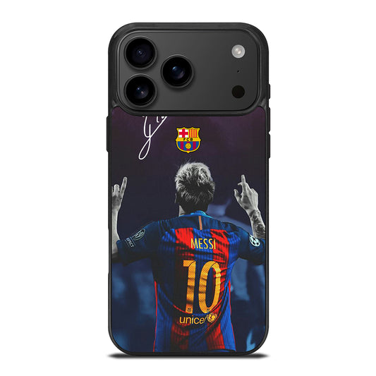 LIONEL MESSI 10 FCB 4 iPhone 17 Pro Max Case Cover