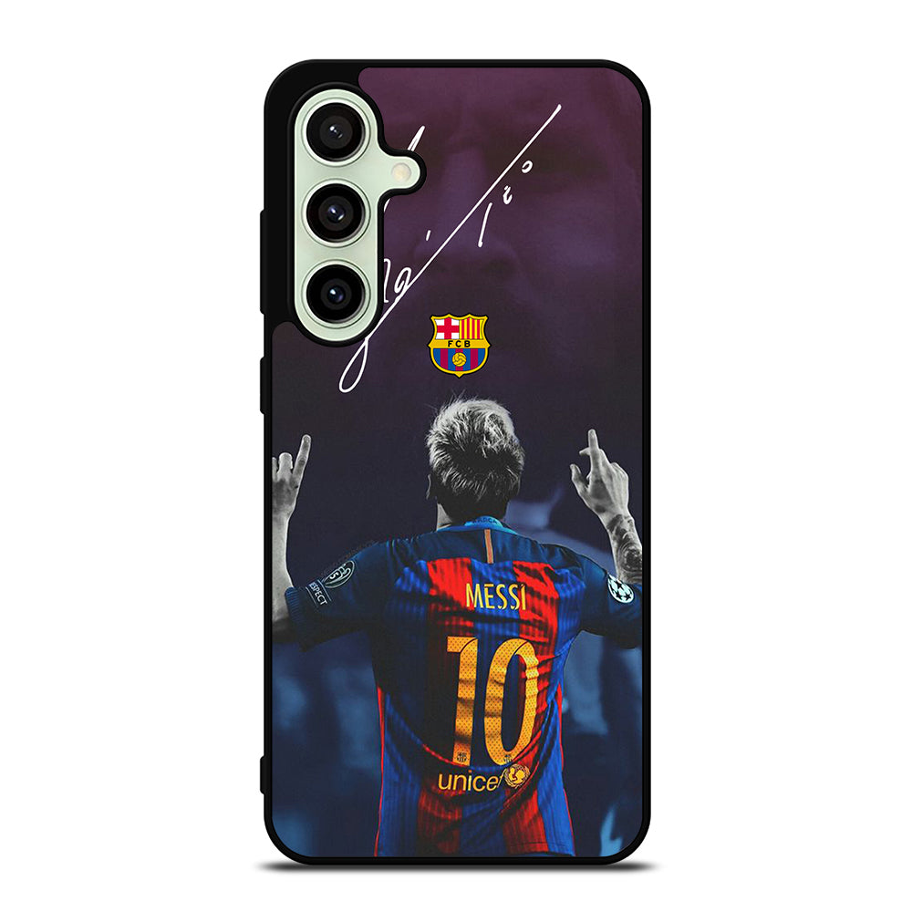 LIONEL MESSI 10 FCB 4 Samsung Galaxy S24 FE Case Cover