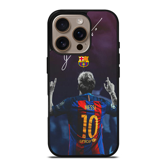 LIONEL MESSI 10 FCB 4 iPhone 16 Pro Case Cover