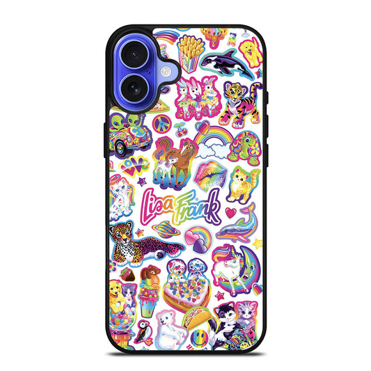 LISA FRANK PATTERN iPhone 16 Case Cover