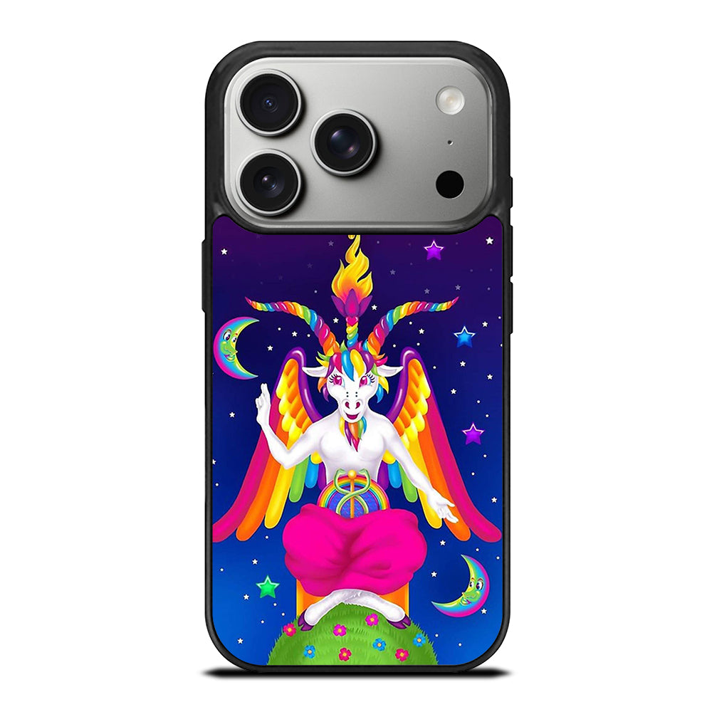 LISA FRANK RAINBOW BAPHOMET iPhone 17 Pro Case Cover