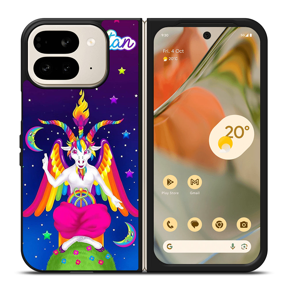 LISA FRANK RAINBOW BAPHOMET Google Pixel 9 Pro Fold Case Cover