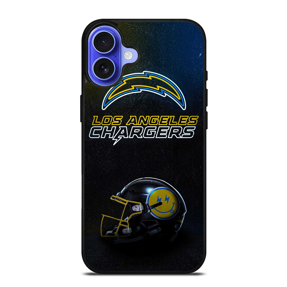 LOS ANGELES CHARGERS FOOTBALL HELMET iPhone 16 Case Cover