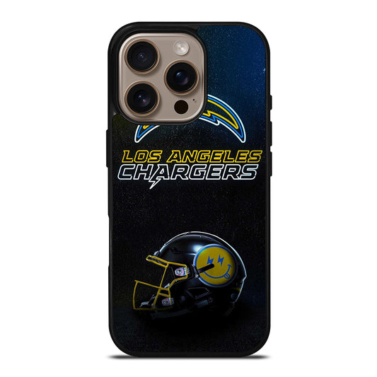 LOS ANGELES CHARGERS FOOTBALL HELMET iPhone 16 Pro Case Cover