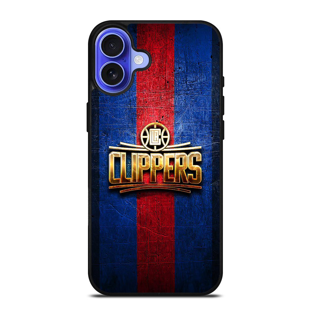 LOS ANGELES CLIPPERS GOLD LOGO iPhone 16 Case Cover