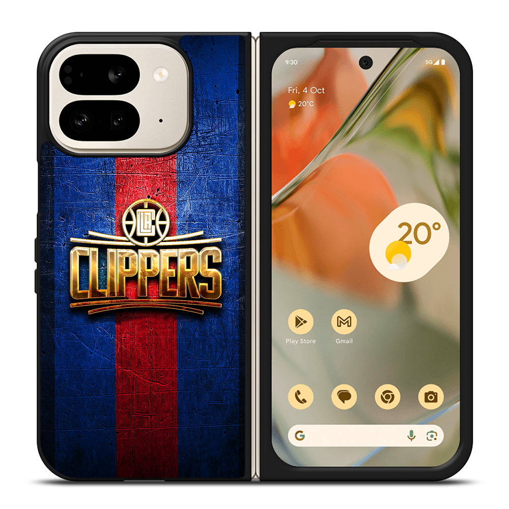 LOS ANGELES CLIPPERS GOLD LOGO Google Pixel 9 Pro Fold Case Cover