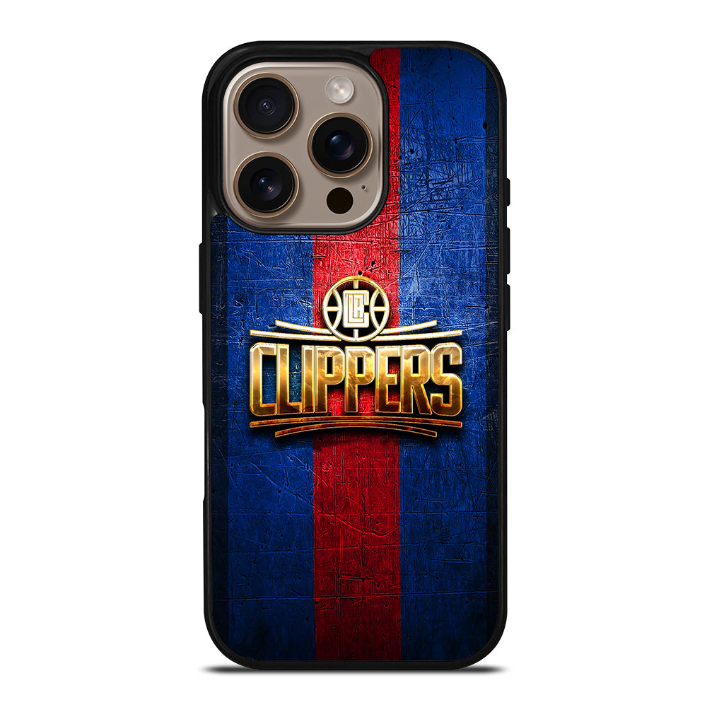 LOS ANGELES CLIPPERS GOLD LOGO iPhone 16 Pro Case Cover