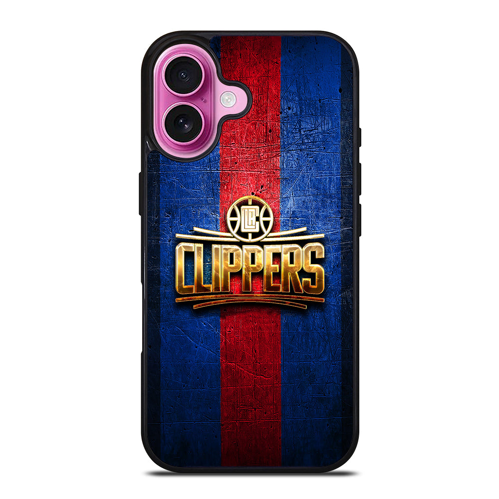 LOS ANGELES CLIPPERS GOLD LOGO iPhone 16 Plus Case Cover