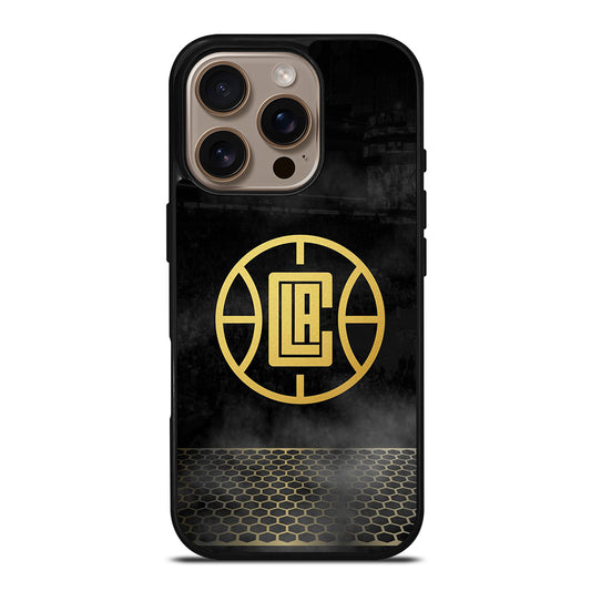 LOS ANGELES CLIPPERS GOLD iPhone 16 Pro Case Cover